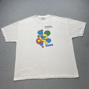 Vintage Y2K Walk To Cure T Shirt USA White Size XL Hanes‎ Heavyweight 50/50